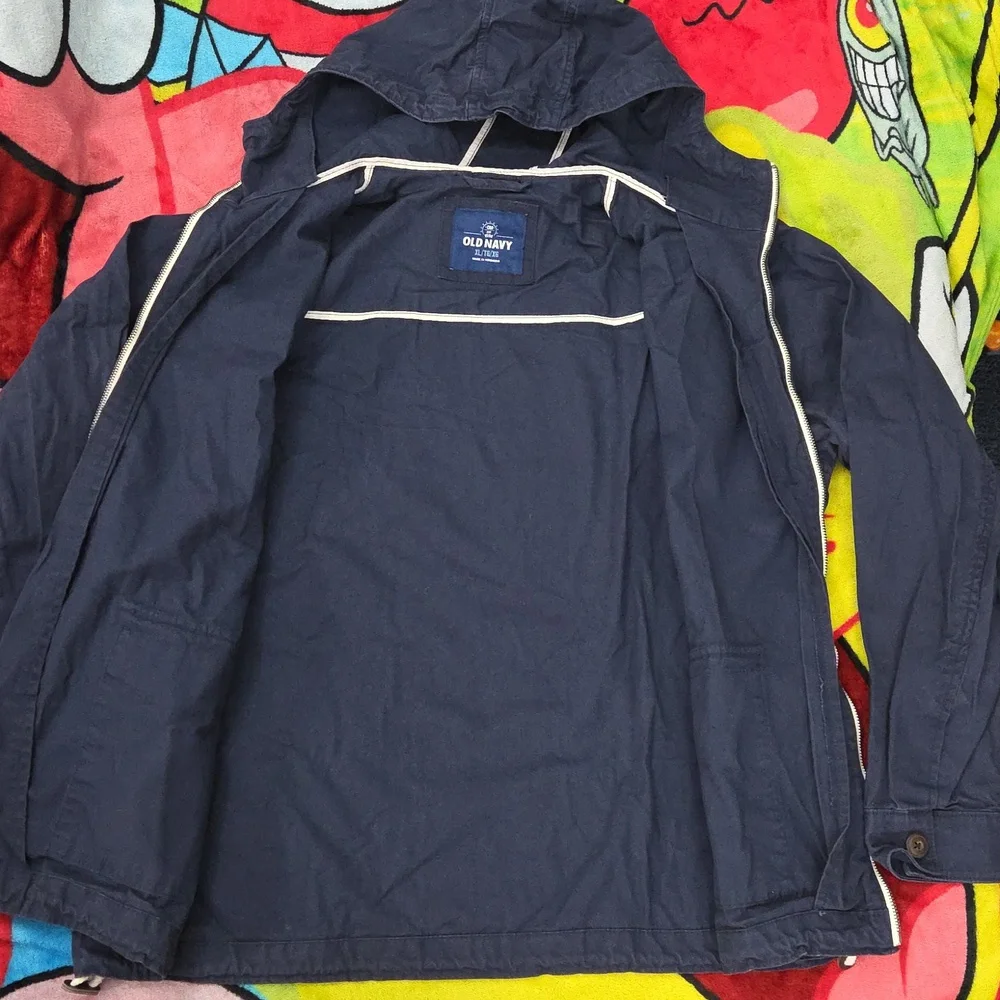 Old Navy Men's XL Navy Blue Hooded Jacket 💙2for$30